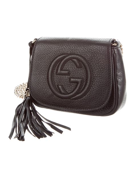 gucci soho crossbody bag dimensions|gucci crossbody bag on sale.